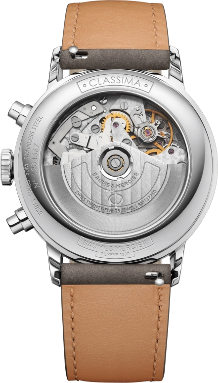 Baume & Mercier,Classima 42mm,42mm,Stainless Steel,Green,Black,Automatic,Chronograph,Date,Day,10783