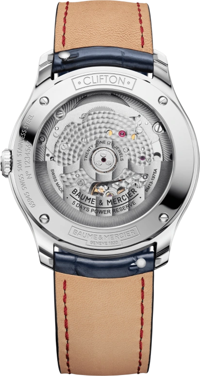 Baume & Mercier,Clifton 39mm,39mm,Stainless Steel,Gradient,Automatic,Day,In-house Caliber,10771