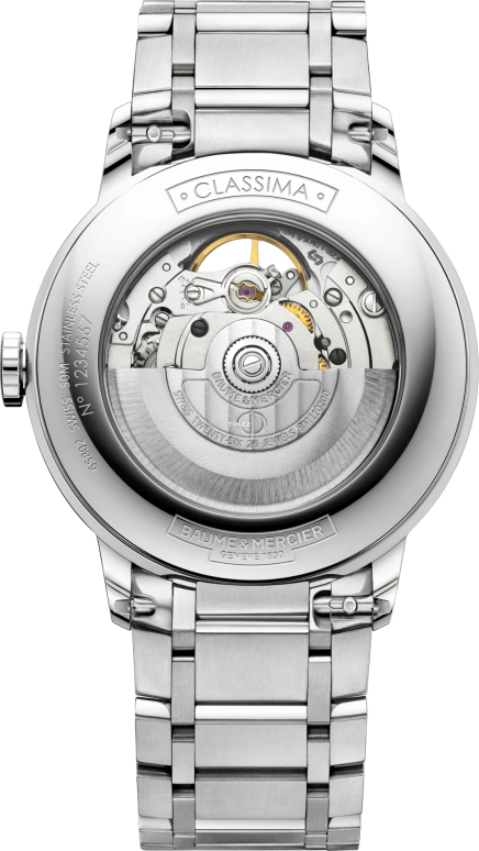 Baume & Mercier,Classima 42mm,42mm,Stainless Steel,Silver White,Automatic,Round,Silver,10525