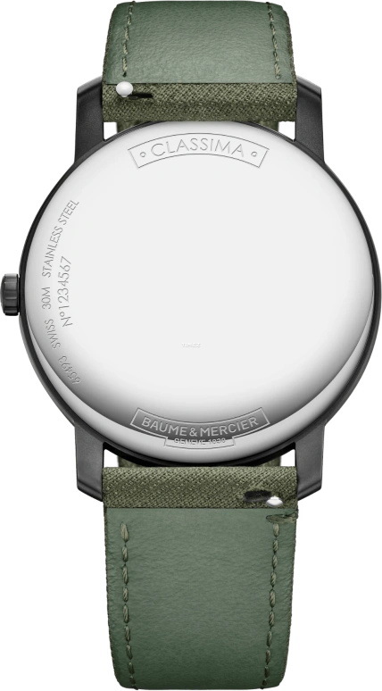 Baume & Mercier,Classima 42mm,42mm,Stainless Steel,Green,Quartz,Day,Sapphire,Crystal Glass,10766
