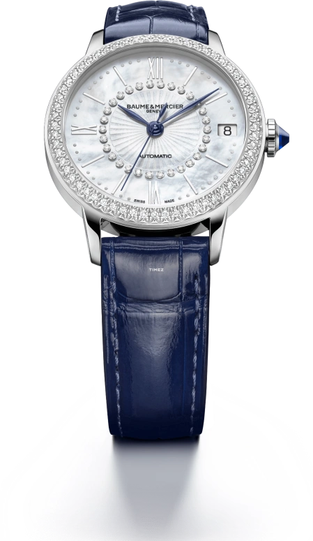 Baume & Mercier,Classima 31mm,31mm,Stainless Steel,White,Automatic,Day,42hours,10808