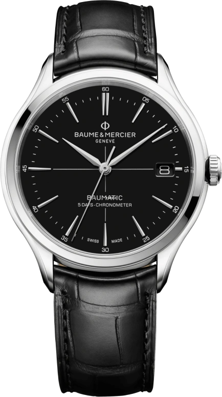 Baume & Mercier,Clifton ,Stainless Steel,Black,Automatic,10692
