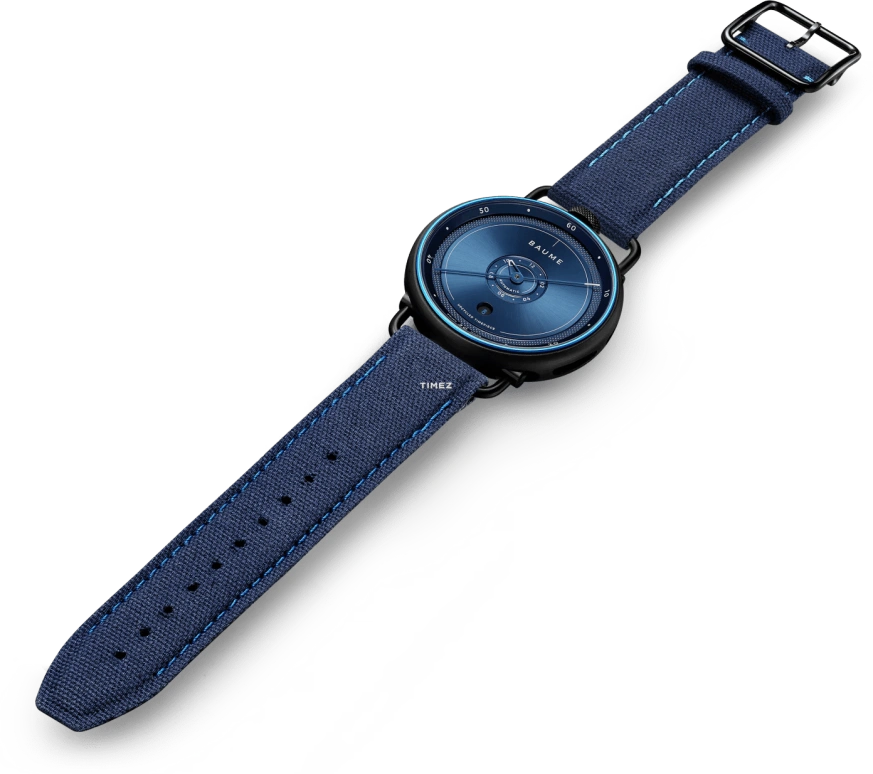 Baume & Mercier,Baume 42mm,42mm,Aluminium,Blue,Automatic,Day,Round,10680