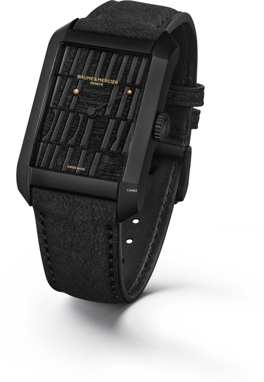 Baume & Mercier,Hampton 31x48.10mm,31x48.10mm,Stainless Steel,Black,Automatic,Sapphire,Crystal Glass,Rectangular,10741