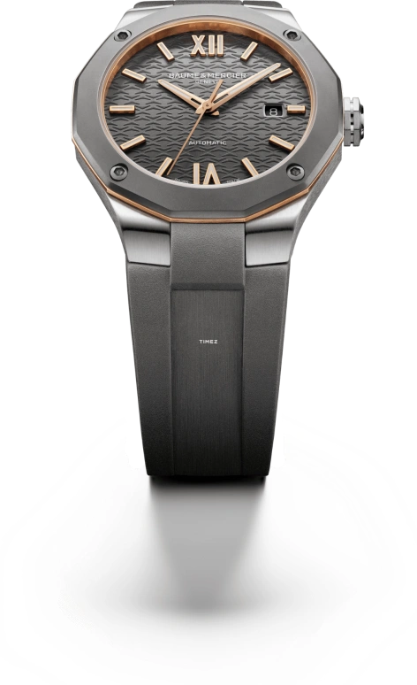 Baume & Mercier,Riviera 42mm,42mm,Stainless Steel,Grey,Automatic,Day,Sapphire,Crystal Glass,10660