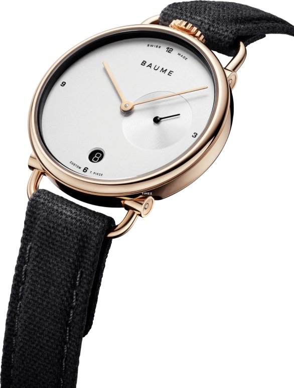 Baume & Mercier,Baume 35mm,35mm,Stainless Steel,White,Quartz,Day,Round,10687