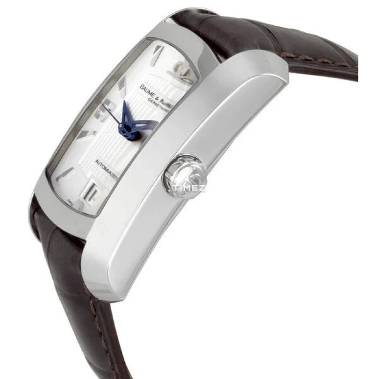 Baume & Mercier,Baume 30x45.50mm,30x45.50mm,Stainless Steel,Grey,Automatic,Day,Sapphire,Crystal Glass,8753