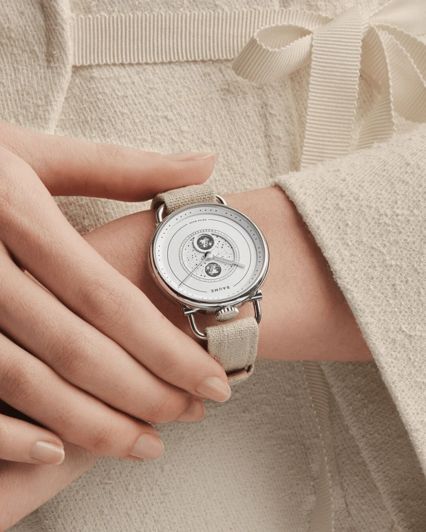 Baume & Mercier,Baume 35mm,35mm,Stainless Steel,White,Quartz,Moonphase,Round,10639