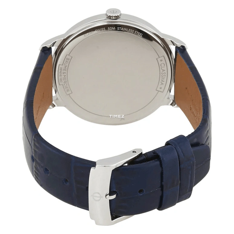 Baume & Mercier,Classima 38mm,38mm,Stainless Steel,Silver White,Quartz,Day,Sapphire,Crystal Glass,10299