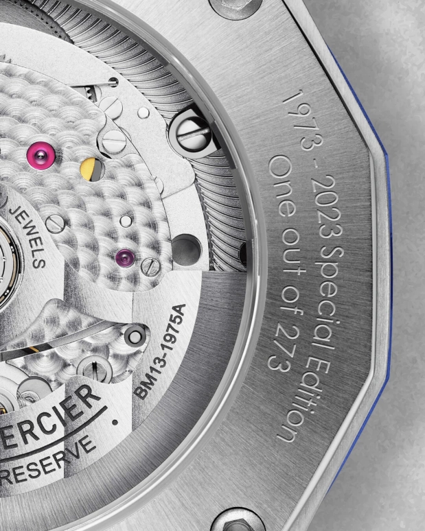 Baume & Mercier,Riviera 42.10x39.05mm,42.10x39.05mm,Stainless Steel,Blue,Automatic,Day,Sapphire,Hardlex,10749