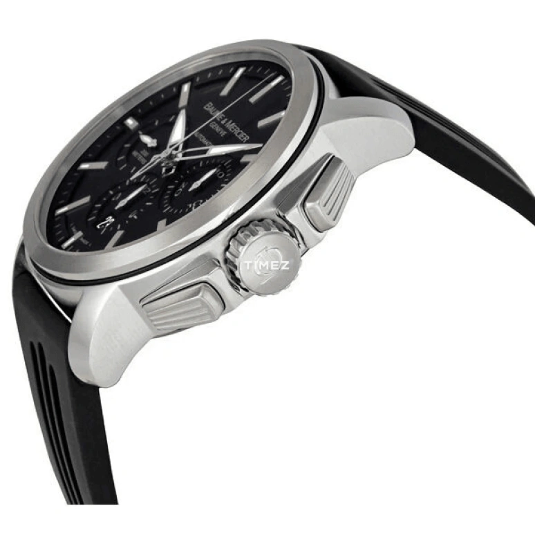 Baume & Mercier,Baume 44mm,44mm,Stainless Steel,Black,Automatic,Chronograph,Day,8852