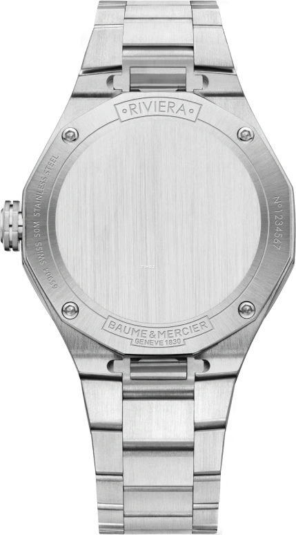 Baume & Mercier,Riviera 36mm,36mm,Stainless Steel,Green,Quartz,Day,Sapphire,Crystal Glass,10683