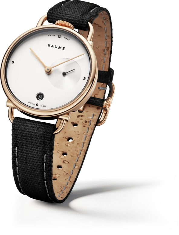 Baume & Mercier,Baume 35mm,35mm,Stainless Steel,White,Quartz,Day,Round,10687