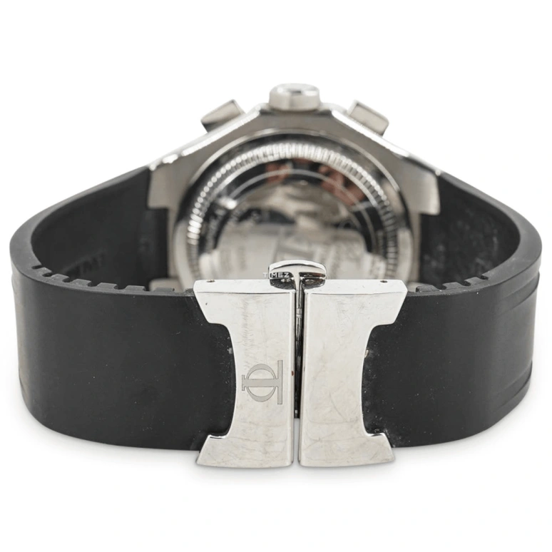 Baume & Mercier,Riviera 43mm,43mm,Stainless Steel,Black,Automatic,Chronograph,Day,MOA08594
