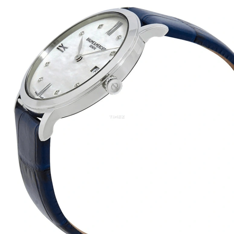 Baume & Mercier,Classima 38mm,38mm,Stainless Steel,Silver White,Quartz,Day,Sapphire,Crystal Glass,10299