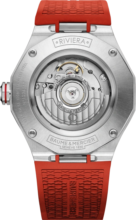 Baume & Mercier,Riviera 42mm,42mm,Stainless Steel,Silver White,Automatic,Day,Dule Time,10801