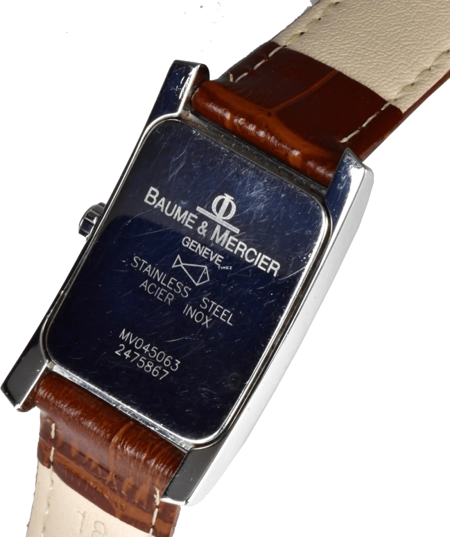 Baume & Mercier,Clifton 30mm,30mm,Stainless Steel,Silver,Automatic,Sapphire,Crystal Glass,Rectangular,10283