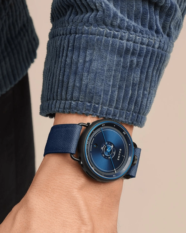 Baume & Mercier,Baume 42mm,42mm,Aluminium,Blue,Automatic,Day,Round,10680