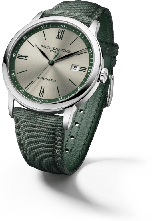 Baume & Mercier,Classima 42mm,42mm,Stainless Steel,Grey,Automatic,Sapphire,Round,10696
