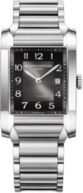 Baume & Mercier,Hampton 27.50mm,27.50mm,Stainless Steel,Black,Quartz,Day,26280hours,10021