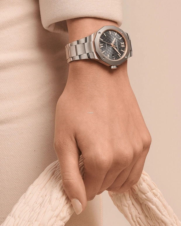 Baume & Mercier,Riviera 36mm,36mm,Stainless Steel,Grey,Automatic,Day,Sapphire,Crystal Glass,10661