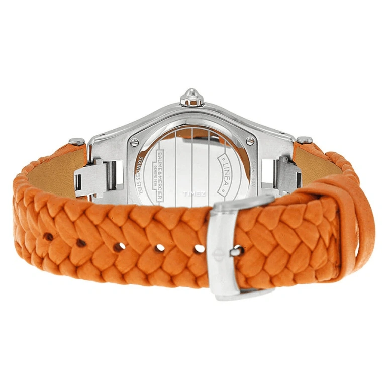 Baume & Mercier,Linea 27mm,27mm,Stainless Steel,Silver White,Quartz,Day,Sapphire,Crystal Glass,10115