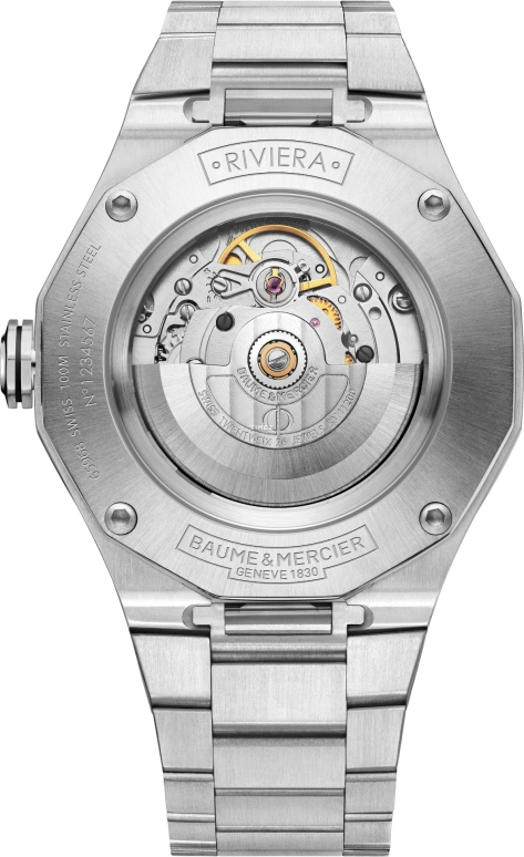 Baume & Mercier,Riviera 42mm,42mm,Stainless Steel,White,Automatic,Day,41hours,10829
