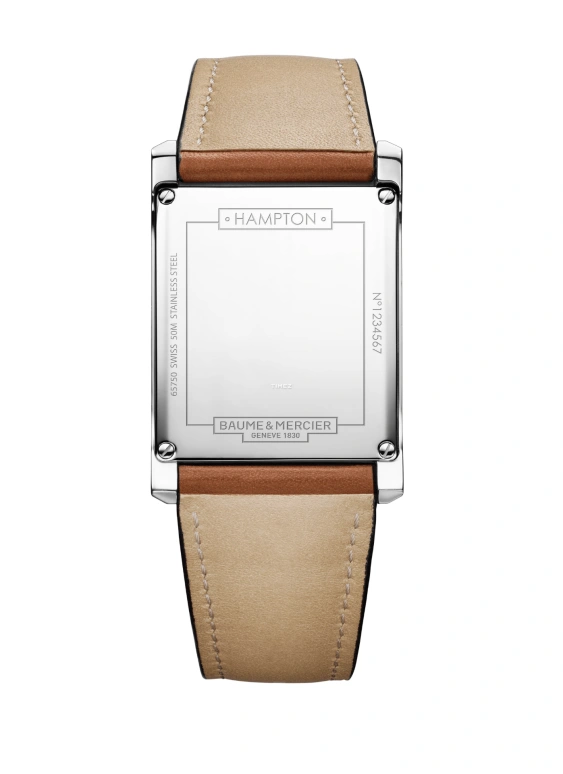 Baume & Mercier,Hampton 29.20x42.60mm,29.20x42.60mm,Stainless Steel,White,Quartz,Day,Sapphire,Crystal Glass,10153