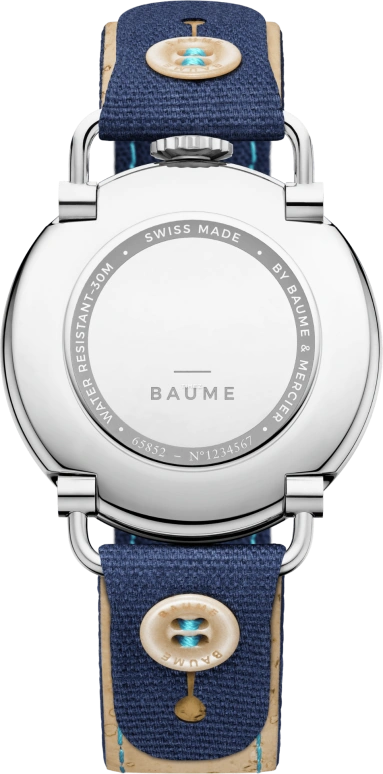 Baume & Mercier,Baume 41mm,41mm,Stainless Steel,Blue,Quartz,Day,Round,10601
