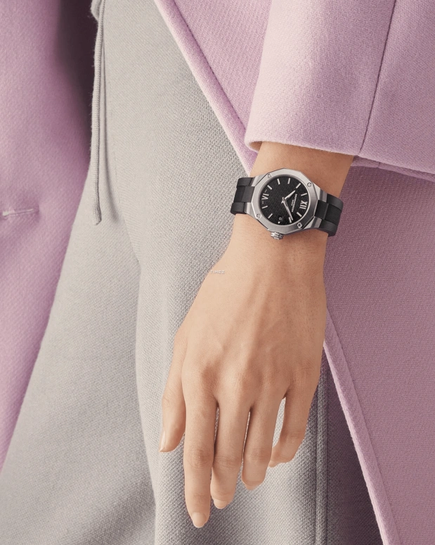 Baume & Mercier,Riviera 36mm,36mm,Stainless Steel,Black,Handwound,Day,Sapphire,Crystal Glass,10613