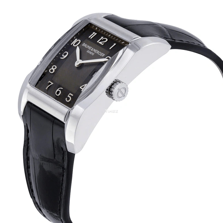 Baume & Mercier,Hampton 27.30mm,27.30mm,Stainless Steel,Black,Quartz,Day,26280hours,10019