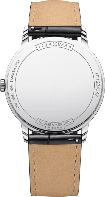 Baume & Mercier,Classima 40mm,40mm,Stainless Steel,White,Quartz,Day,Sapphire,Crystal Glass,10323