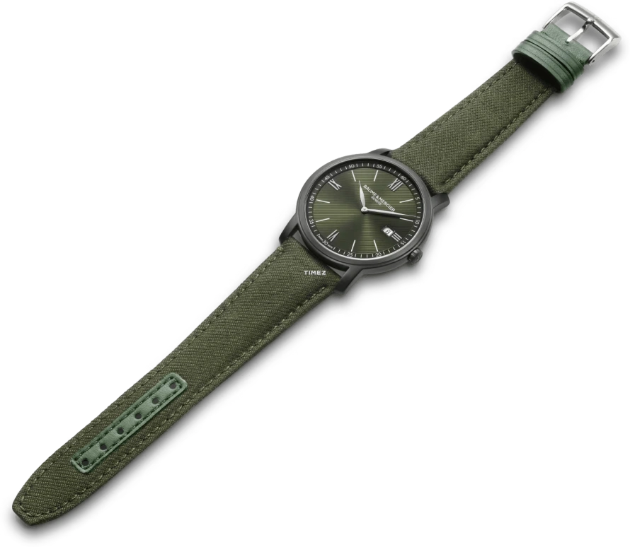 Baume & Mercier,Classima 42mm,42mm,Stainless Steel,Green,Quartz,Day,Sapphire,Crystal Glass,10766