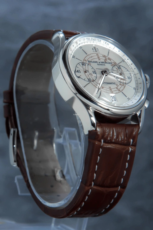 Baume & Mercier,Capeland 38mm,38mm,Stainless Steel,Grey,Automatic,Chronograph,Day,8621
