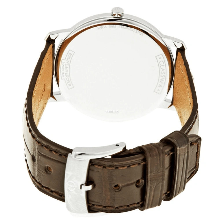 Baume & Mercier,Classima 39mm,39mm,Stainless Steel,White,Quartz,Day,Sapphire,Crystal Glass,10181