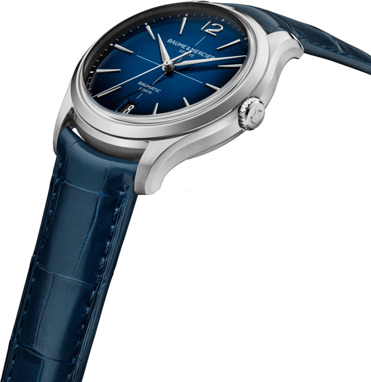 Baume & Mercier,Clifton 39mm,39mm,Stainless Steel,Gradient,Automatic,Day,In-house Caliber,10771