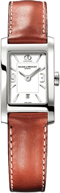 Baume & Mercier,Hampton 20.40mm,20.40mm,Stainless Steel,White,Quartz,Day,26280hours,8812