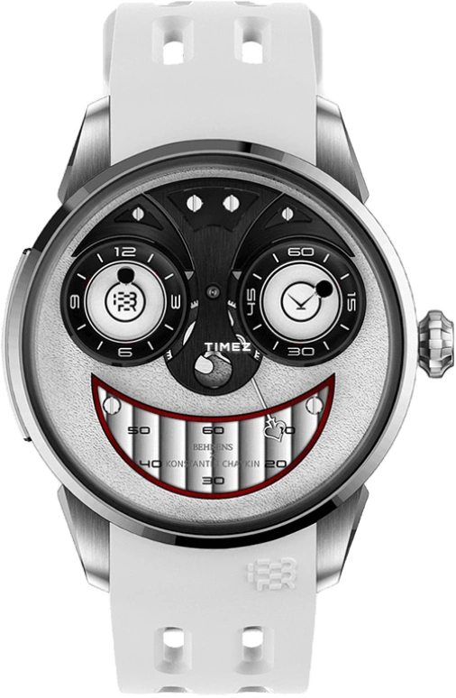 Behrens,Inventor 42mm,42mm,Titanium,Silver White,Automatic,Sapphire,Round,BHR028TI01