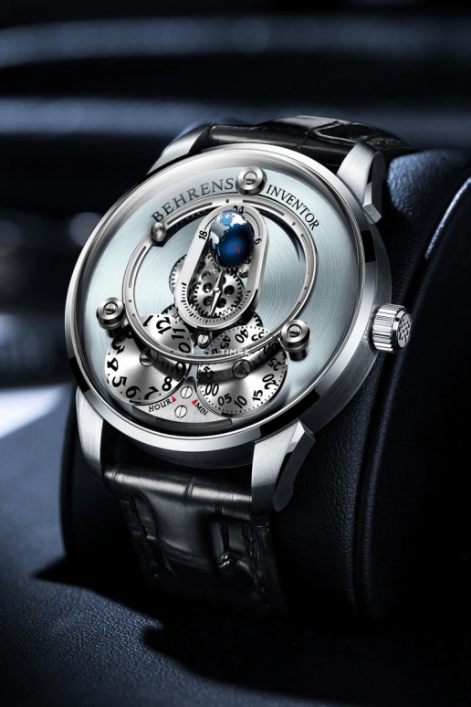Behrens,Inventor 42mm,42mm,Stainless Steel,Stainless Steel,Blue,Automatic,41hours,Sapphire,BHR020BLUI01