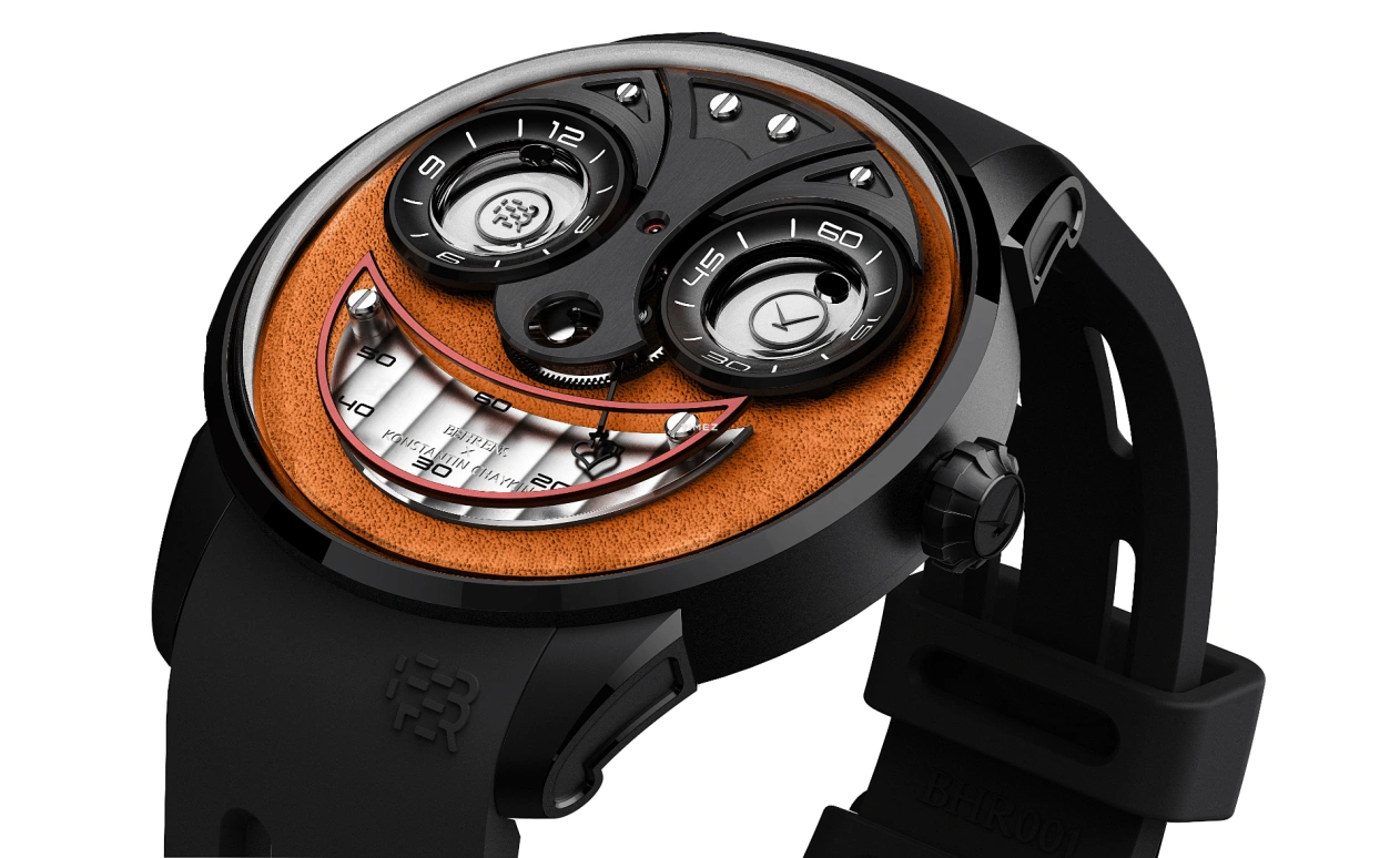 Behrens,Inventor 42mm,42mm,Titanium,Orange,Automatic,In-house Caliber,Sapphire,BHR028TIDLC01
