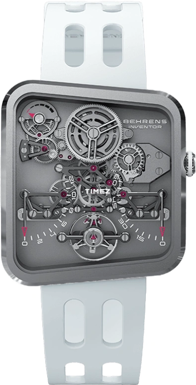 Behrens,Inventor 42.60x38mm,42.60x38mm,Titanium,Grey,Handwound,Power Reserve Indicator,Retrograde,BHR030TI01