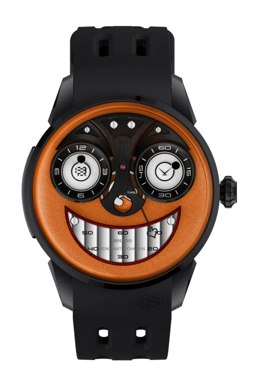 Behrens,Inventor 42mm,42mm,Titanium,Orange,Automatic,In-house Caliber,Sapphire,BHR028TIDLC01