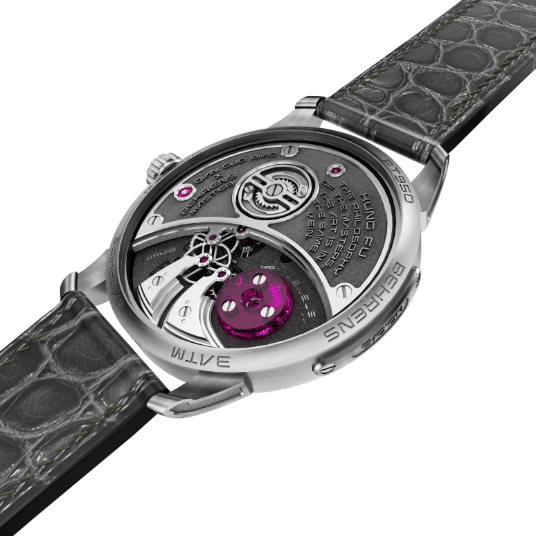 Behrens,Master 39.50mm,39.50mm,Platinum,Grey,Handwound,Power Reserve Indicator,In-house Caliber,BHRM1PT
