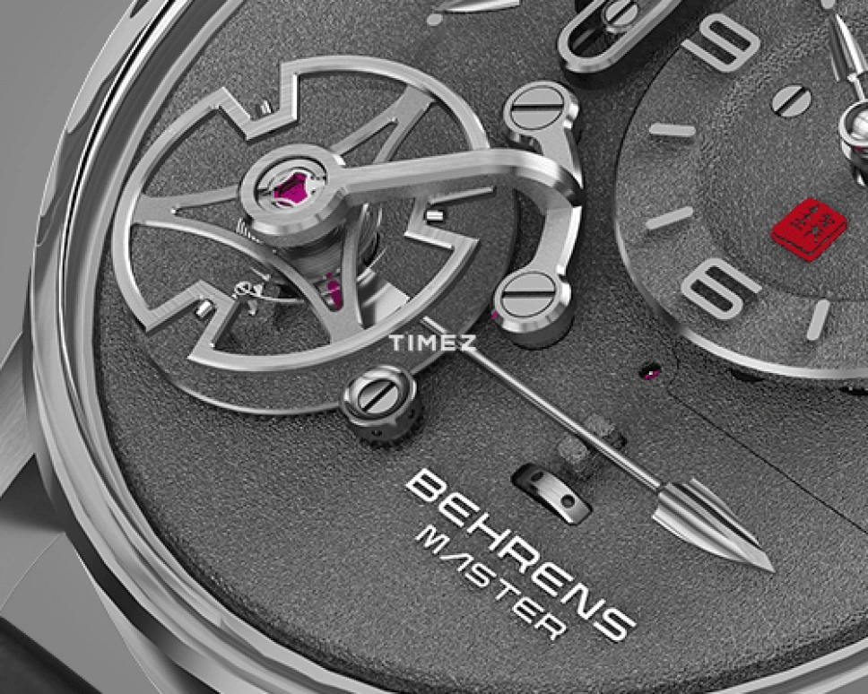 Behrens,Master 39.50mm,39.50mm,Platinum,Grey,Handwound,Power Reserve Indicator,In-house Caliber,BHRM1PT