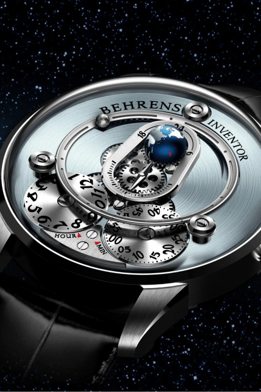 Behrens,Inventor 42mm,42mm,Stainless Steel,Stainless Steel,Blue,Automatic,41hours,Sapphire,BHR020BLUI01