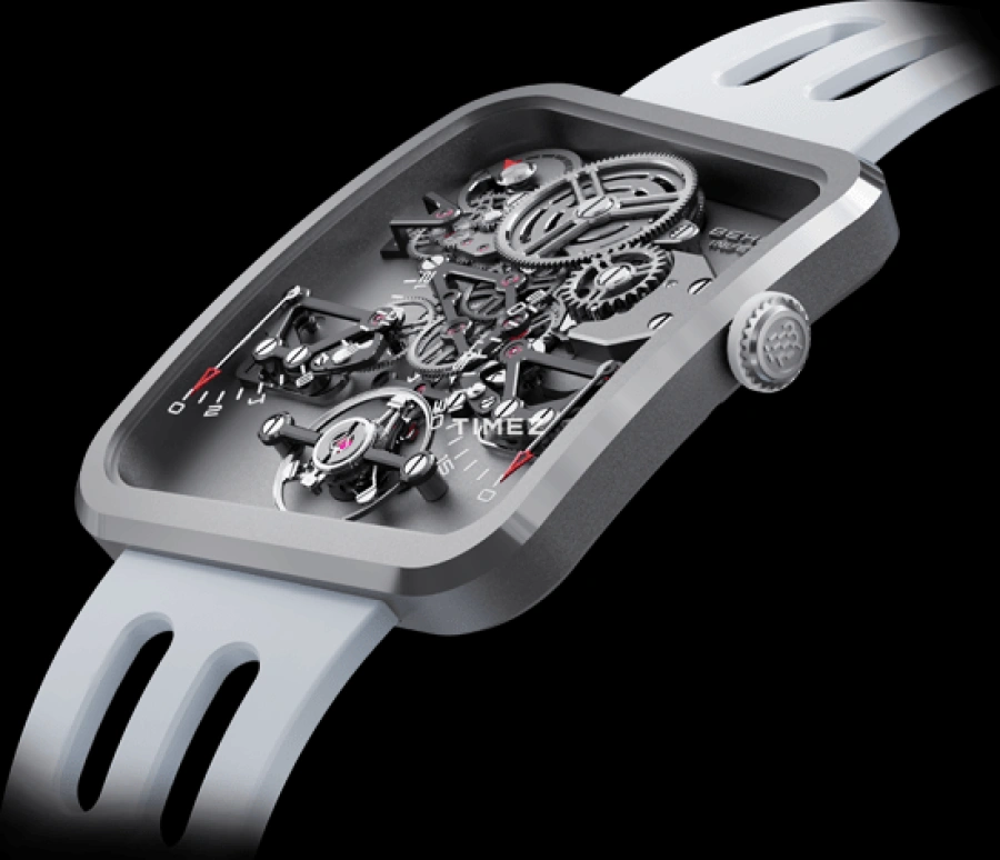 Behrens,Inventor 42.60x38mm,42.60x38mm,Titanium,Grey,Handwound,Power Reserve Indicator,Retrograde,BHR030TI01