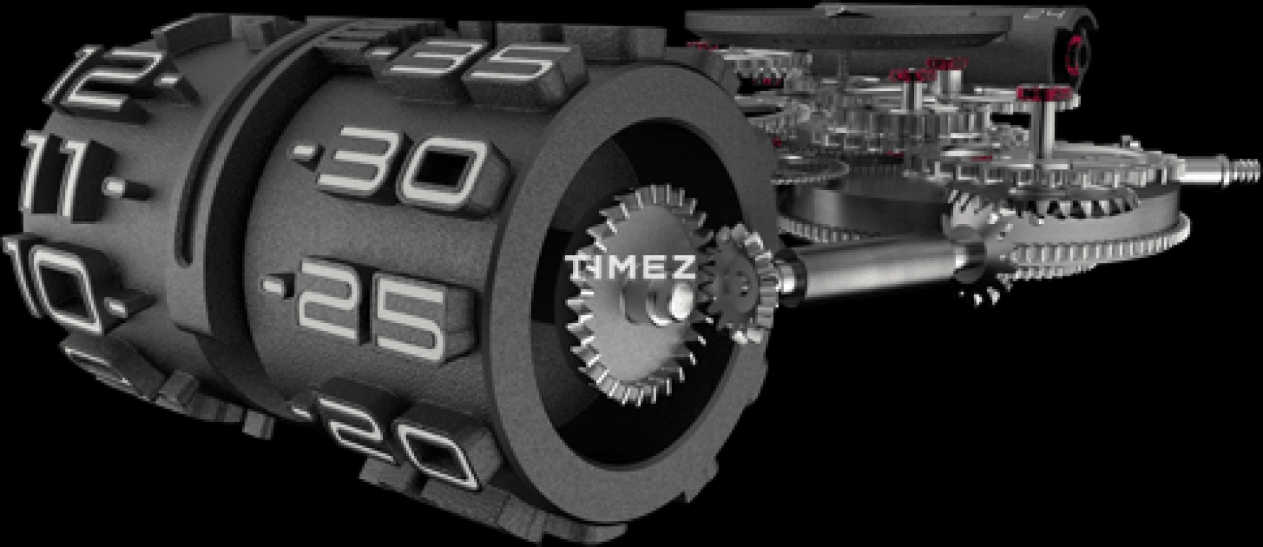 Behrens,Inventor 44x38mm,44x38mm,Stainless Steel,Grey,Automatic,Day,In-house Caliber,BHR018GGRYF01