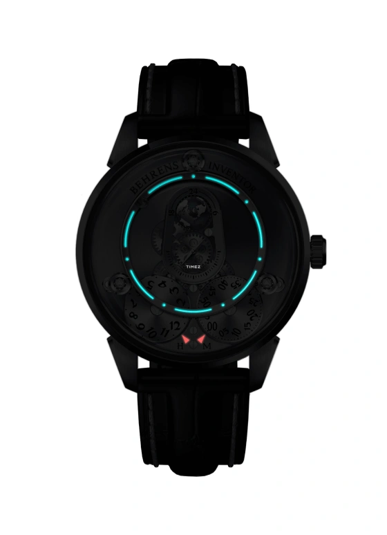 Behrens,Inventor 42mm,42mm,Stainless Steel,Blue,Automatic,41hours,Round,BHR020BLUI02