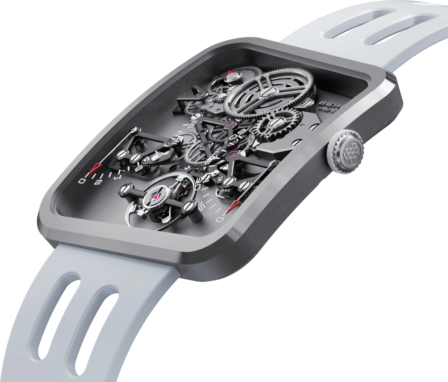 Behrens,Inventor 42.60x38mm,42.60x38mm,Titanium,Grey,Handwound,Power Reserve Indicator,Retrograde,BHR030TI01
