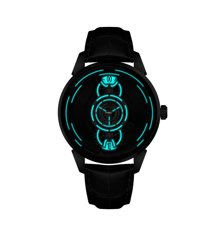 Behrens,Original 42mm,42mm,Stainless Steel,Stainless Steel,Ocean Blue,Automatic,Day,42hours,BHR012BLU02